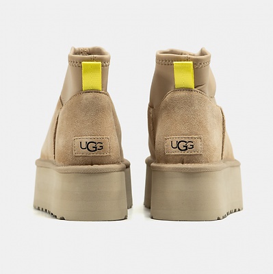 UGG Classic Mini Dipper Beige (Бежевый) - фото 5 
