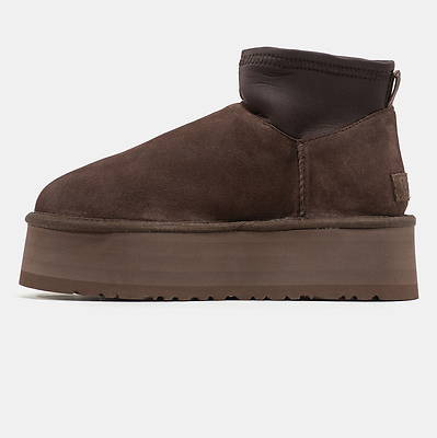 UGG Classic Mini Dipper Brown (Бежевый) - фото 4 