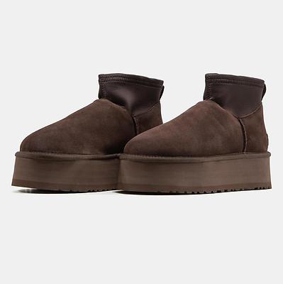 UGG Classic Mini Dipper Brown (Бежевый) - фото 2 