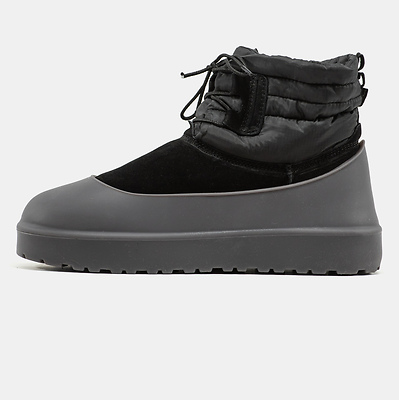 UGG Classic Mini Lace-Up Weather Black (Черный) - фото 4 