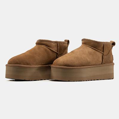 UGG Classic Ultra Mini Extra Platform Chestnut (Коричневий) - фото 2 