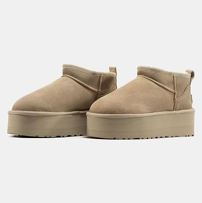 UGG Classic Ultra Mini Extra Platform Sand (Бежевий) - фото 2 