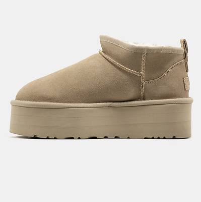 UGG Classic Ultra Mini Extra Platform Sand (Бежевий) - фото 4 