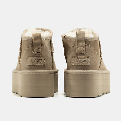 UGG Classic Ultra Mini Extra Platform Sand (Бежевий) - фото 5 