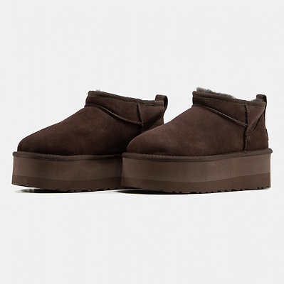 UGG Classic Ultra Mini Platform Chocolate (Коричневий) - фото 2 