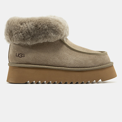 UGG Funkette Boots Grey Taupe (Бежевый) - фото 1 Hypebery