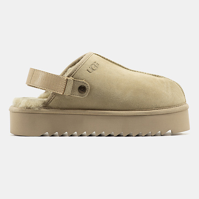 UGG Lanah Clog Platform Beige (Бежевый) - фото 1 Hypebery