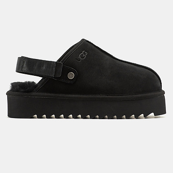 UGG Lanah Clog Platform Black