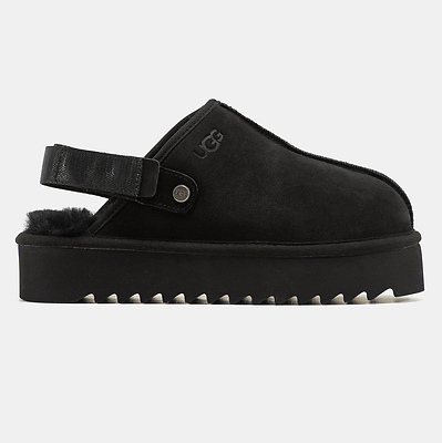 UGG Lanah Clog Platform Black (Черный) - фото 1 Hypebery