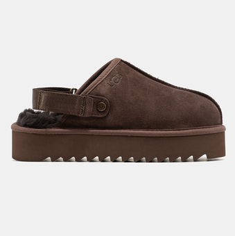 UGG Lanah Clog Platform Brown