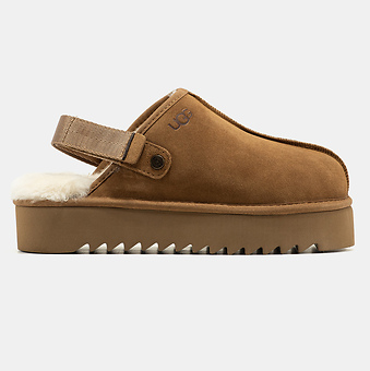 UGG Lanah Clog Platform Chestnut