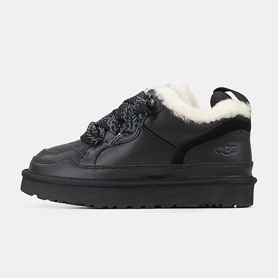 UGG Lowmel Leather Black (Черный) - фото 4 