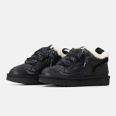UGG Lowmel Leather Black (Черный) - фото 2 