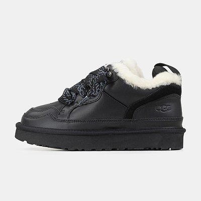 UGG Lowmel Leather Black (Черный) - фото 10 