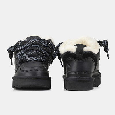 UGG Lowmel Leather Black (Черный) - фото 11 