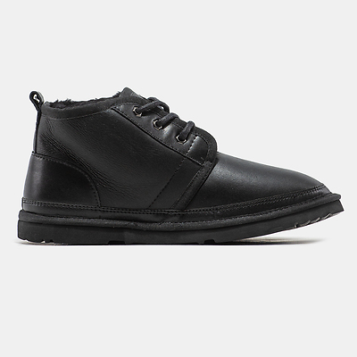 UGG Neumel Leather Black (Черный) - фото 4 