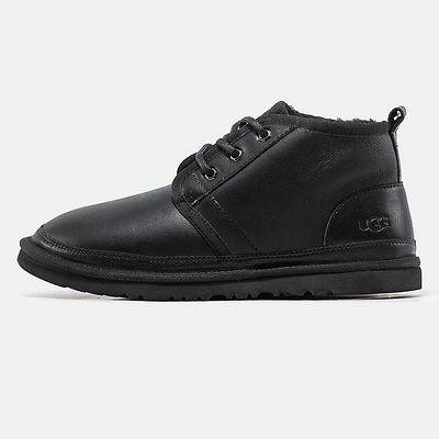 UGG Neumel Leather Black (Черный) - фото 1 Hypebery