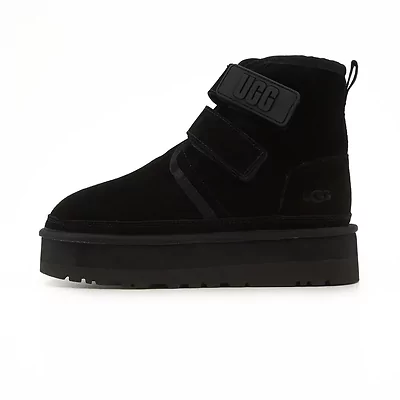 UGG Neumel Platform Black Velcro (Чорний) - фото 1 Hypebery
