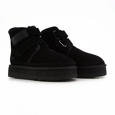 UGG Neumel Platform Black Velcro (Чорний) - фото 2 