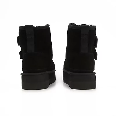 UGG Neumel Platform Black Velcro (Чорний) - фото 5 