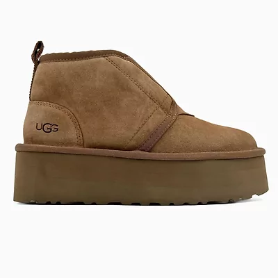 UGG Neumel Platform Zipper Chestnut (Коричневий) - фото 1 Hypebery